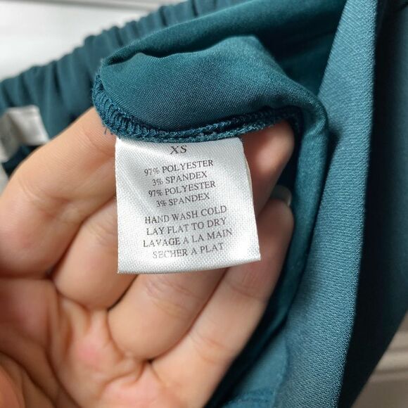 BROCHU WALKER The Westport Mid-Rise Straight Leg Pant in Forestry Green Sz XS - Picture 10 of 12